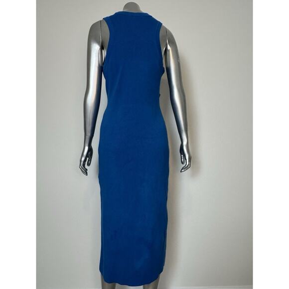 TOCCIN x RTR Knit Midi Dress Women’s XL Rib Knit Tie Waist Side Slit - Picture 7 of 15